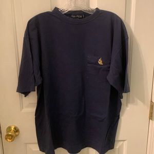 Nautica Mens Large T-Shirt with Breast Pocket